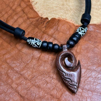 Handmade Surferkette Neuseeland Maori Koru Tribal Harmony aus Palisander | Damen & Herren | HANA LIMA