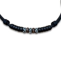 Verstellbare Halskette für Damen und Herren - Leder Surfer Kette - Schmuck von HANA LIMA