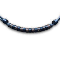 Handgefertigte Boho Style Leder Surferhalskette für Damen und Herren - Schmuck von HANA LIMA