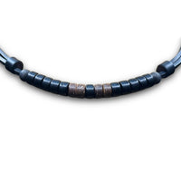 Handgefertigte Boho Style Leder Surferhalskette für Damen und Herren - Schmuck von HANA LIMA