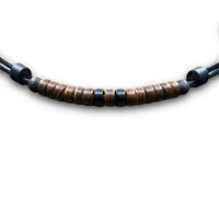 Handgefertigte Boho Style Leder Surferhalskette für Damen und Herren - Schmuck von HANA LIMA