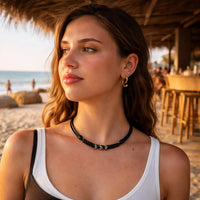 Verstellbare Lederhalskette für Damen und Herren - Surferkette - Handmade - Schmuck von HANA LIMA