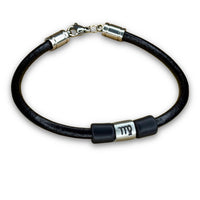 Handgefertigtes Sternzeichen Jungfrau Lederarmband für Damen und Herren | Schmuck von HANA LIMA