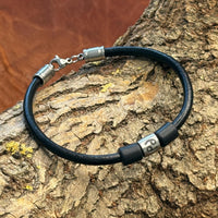 Handmade Sternzeichen Krebs Leder Armband | Partnerarmband für Herren & Damen von HANA LIMA
