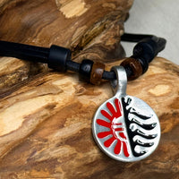Handgemachte Surfer Lederkette Strandschmuck Sonne & Meer | Damen & Herren | Schmuck von HANA LIMA