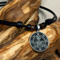 Handgemachte Surfer Lederkette Glücks Amulett - Wikinger Schmuck für Damen und Herren von HANA LIMA