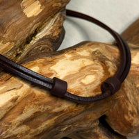 Handgefertigte braune Surferkette für Damen und Herren - Leder Halskette - Schmuck von HANA LIMA