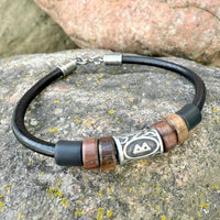 HANA LIMA Runen Armband mit Berkana B-Rune mit individueller Länge
