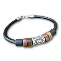 HANA LIMA Runen Armband mit Berkana B-Rune für Damen und Herren