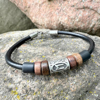 HANA LIMA Runen Armband mit Ehwaz E-Rune mit individueller Länge