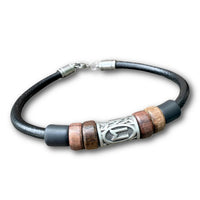 HANA LIMA Runen Armband mit Ehwaz E-Rune für Damen und Herren