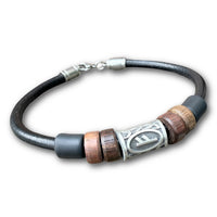 HANA LIMA Runen Armband mit Feho F-Rune für Damen und Herren