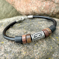 HANA LIMA Runen Armband mit Hagalaz H-Rune mit individueller Länge