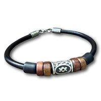 HANA LIMA Runen Armband mit Ingwaz I-Rune für Damen und Herren
