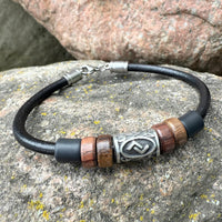 HANA LIMA Runen Armband mit Jera J-Rune mit individueller Länge