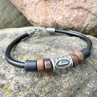 HANA LIMA Runen Armband mit Laguz L-Rune mit individueller Länge