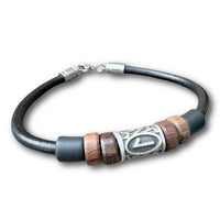 HANA LIMA Runen Armband mit Laguz L-Rune für Damen und Herren