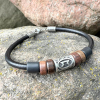 HANA LIMA Runen Armband mit Perthro P-Rune mit individueller Länge