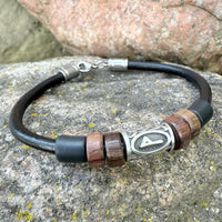 HANA LIMA Runen Armband mit Wunjo W-Rune mit individueller Länge