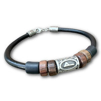 HANA LIMA Runen Armband mit Wunjo W-Rune für Damen und Herren