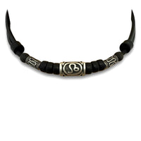 HANA LIMA Sternzeichen Löwe Halskette mit Edelstahlperlen für Damen und Herren