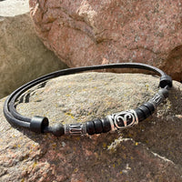 HANA LIMA Sternzeichen Widder Surferkette mit Edelstahlperlen für Damen und Herren