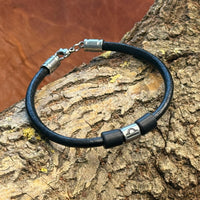 Handmade Sternzeichen Waage Leder Armband | Partnerarmband für Herren & Damen von HANA LIMA