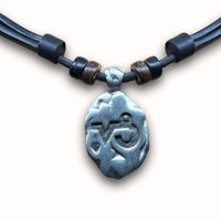 Handgefertigte Lederkette Sternzeichen Steinbock für Männer & Frauen | Runenstein keltisch HANA LIMA