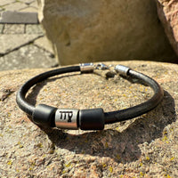 Sternzeichen Jungfrau Lederarmband Herren Damen Armbänder - Modell 3018, stufenlos anpassbare Grösse, handgefertigt