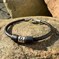 Sternzeichen Armband Löwe Lederarmband Herren Damen Schmuck - Modell 3017, stufenlos anpassbare Grösse, handgefertigt