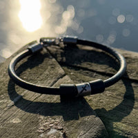 Sternzeichen Schütze Armband Damen Herren Leder Armbänder - Modell 3021, stufenlos anpassbare Grösse, handgefertigt