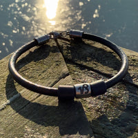 Sternzeichen Armband Steinbock Lederarmband Herren Damen Schmuck - Modell 3010, stufenlos anpassbare Grösse, handgefertigt