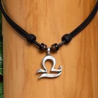 Kette Sternzeichen Waage Halskette Surfer Herren Damen Schmuck - Modell 2137, stufenlos anpassbare Grösse, handgefertigt
